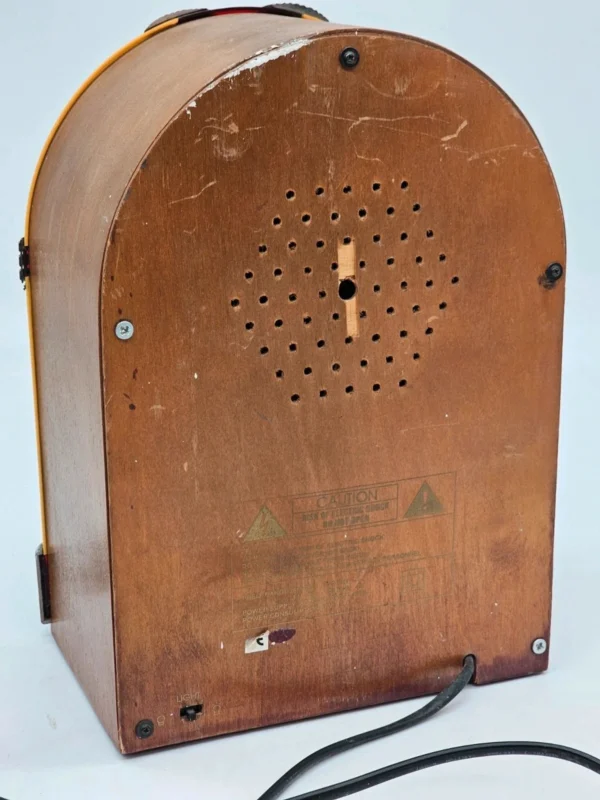 Retro radio Juke Box – dekoracyjne, styl amerykański lat 50., 30×20 cm