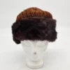 Czapka zimowa z futrzanym obszyciem Berkiner Modelle średnica 22 cm