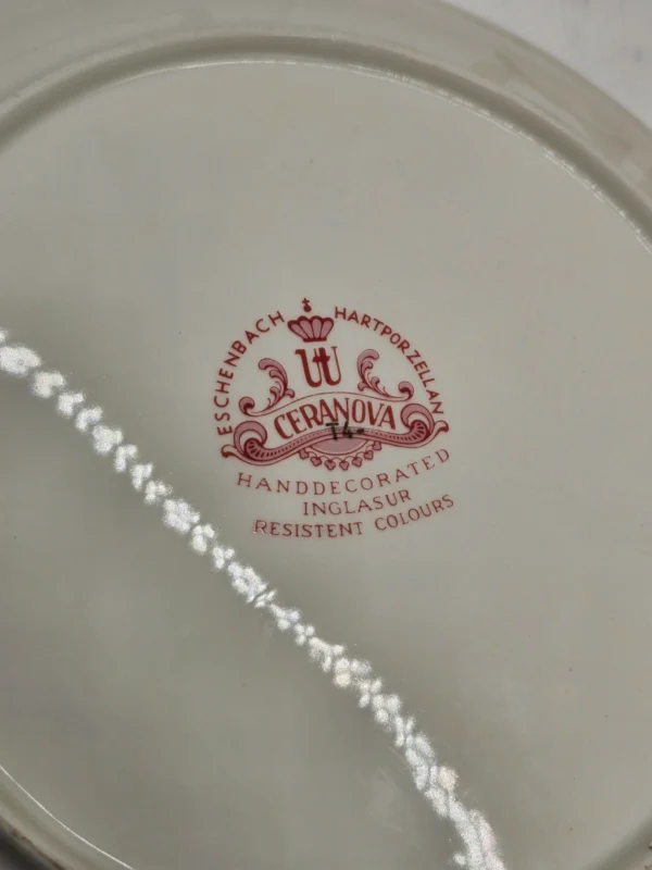 Talerz dekoracyjny Ceranova Eschenbach Hartporzellan 27 cm kwiaty