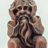 Figura rzeźbiona Austria postać mędrca wosk 32 cm vintage