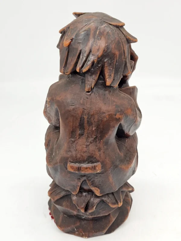 Figura rzeźbiona Austria postać mędrca wosk 32 cm vintage