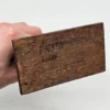 Krzyż stojący z postacią Jezusa drewno metal 33 cm dewocjonalia vintage