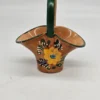 Koszyczek ceramiczny ręcznie malowany vintage 1984