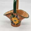 Koszyczek ceramiczny ręcznie malowany vintage 1984