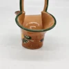 Koszyczek ceramiczny ręcznie malowany vintage 1984