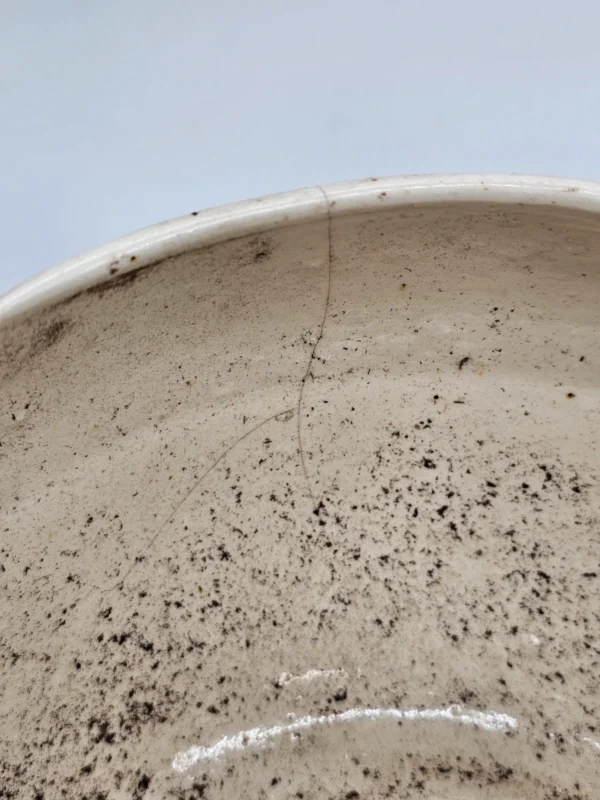 Zestaw dwóch osłonek ceramicznych vintage – motyw kwiatowy