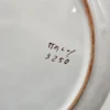 Ręcznie malowane talerze sekcyjne antipasti handmade Italy komplet 3 sztuki