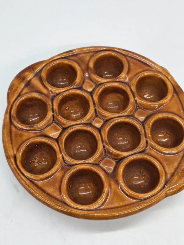 Vintage ceramiczna podstawka do jajek – 23 cm