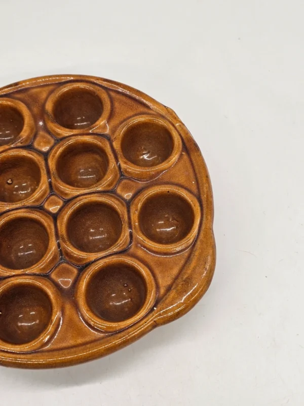 Vintage ceramiczna podstawka do jajek – 23 cm