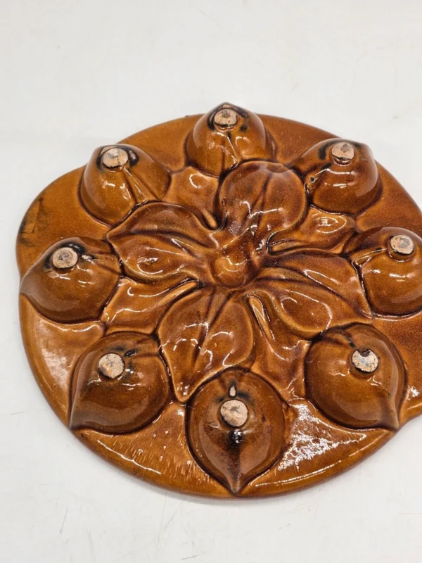 Vintage ceramiczna podstawka do jajek – 23 cm