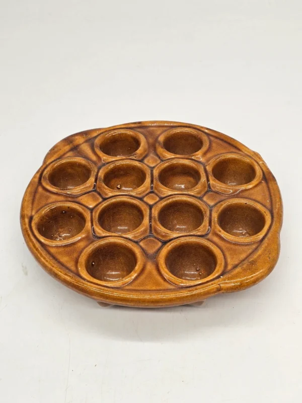 Vintage ceramiczna podstawka do jajek – 23 cm