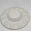 Ceramiczny talerz do serwowania jajek na miękko lub przystawek, ceramika użytkowa handmade.