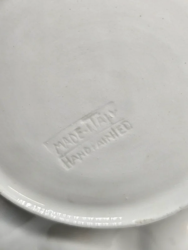 Ceramiczny talerz do serwowania jajek na miękko lub przystawek, ceramika użytkowa handmade.