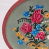 Ręcznie malowany talerz dekoracyjny folk kwiaty 20 cm