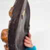 Anioł grający na mandolinie plakieta ścienna wosk artystyczny Bayerischer Wald handmade 29 cm