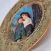 Erste Liebe duża plakieta ścienna wosk artystyczny relief 42 cm
