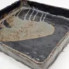 Ręcznie robiona ceramiczna misa prostokątna 29x34 cm forma użytkowo-dekoracyjna handmade