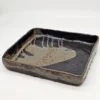 Ręcznie robiona ceramiczna misa prostokątna 29x34 cm forma użytkowo-dekoracyjna handmade