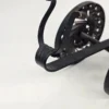 Metalowy stojak na butelkę wina lub szampana z podwójnym podparciem 41 cm