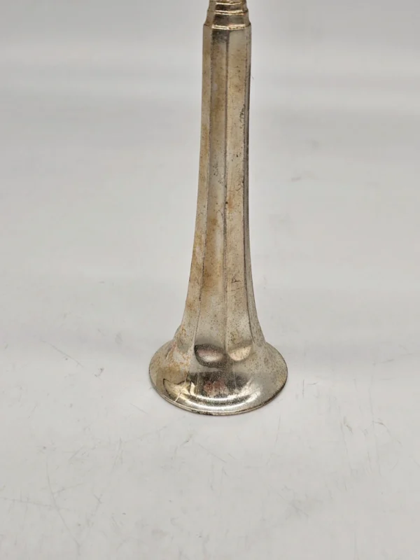 Świecznik BMF vintage metal platerowany 19 cm