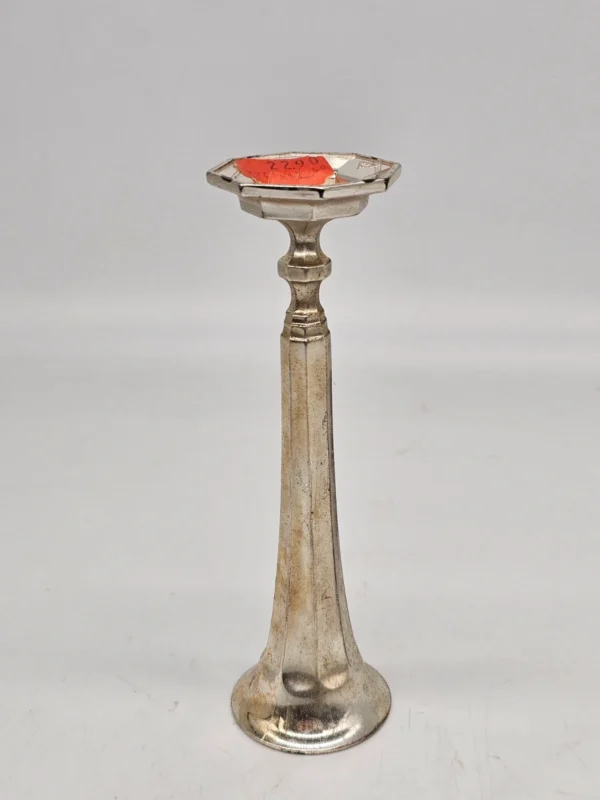 Świecznik BMF vintage metal platerowany 19 cm