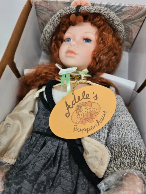 Kolekcjonerska lalka porcelanowa Rosita Adele’s Puppenhaus 53 cm nowa