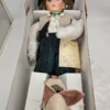 Kolekcjonerska lalka porcelanowa Marco 65 cm f-Collection Germany nowa certyfikat