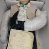 Kolekcjonerska lalka porcelanowa Marco 65 cm f-Collection Germany nowa certyfikat