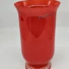 Czerwona waza ze szkła ręcznie dmuchanego One design Glaskunst