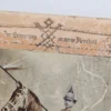 Oryginalna niemiecka grafika wojskowa ok 1900 pamiątka służby kawaleria