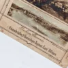 Oryginalna niemiecka grafika wojskowa ok 1900 pamiątka służby kawaleria
