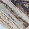 Oryginalna niemiecka grafika wojskowa ok 1900 pamiątka służby kawaleria