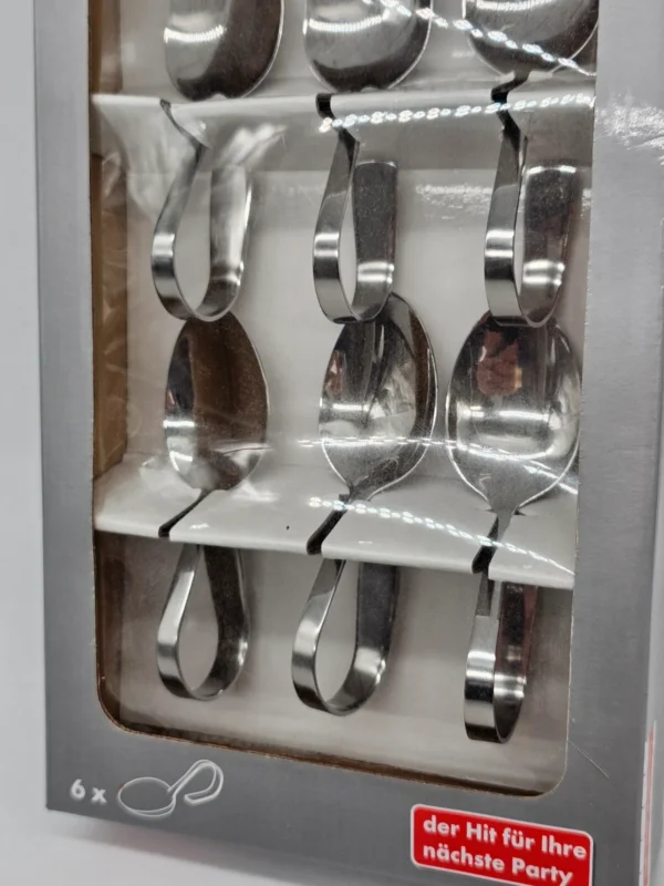 Steinbach 6 sztuk łyżeczki do finger food ze stali nierdzewnej