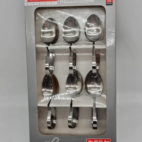 Steinbach 6 sztuk łyżeczki do finger food ze stali nierdzewnej