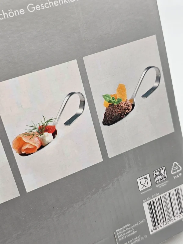 Steinbach 6 sztuk łyżeczki do finger food ze stali nierdzewnej