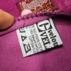 Spodnie damskie L’equipe gruby sztruks fiolet vintage wysoki stan