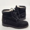 Timberland damskie zimowe botki ocieplane czarne skóra naturalna 41