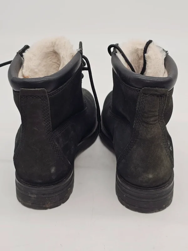 Timberland damskie zimowe botki ocieplane czarne skóra naturalna 41
