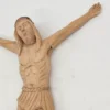 Rzeźba drewniana Jezus Chrystus postać do krzyża ludowa 35 × 30 cm