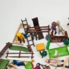 Duży zestaw Playmobil farma konie figurki ogrodzenie akcesoria mix