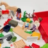 Duży zestaw Playmobil farma konie figurki ogrodzenie akcesoria mix