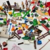 Duży zestaw Playmobil farma konie figurki ogrodzenie akcesoria mix