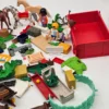 Duży zestaw Playmobil farma konie figurki ogrodzenie akcesoria mix
