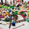 Duży zestaw Playmobil farma konie figurki ogrodzenie akcesoria mix