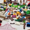 Duży zestaw Playmobil farma konie figurki ogrodzenie akcesoria mix