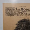 La Mode Nationale – oryginalna francuska gazeta modowa z 26 listopada 1898 roku