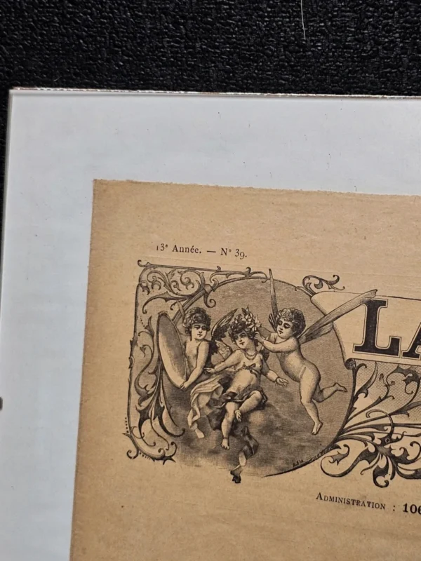 La Mode Nationale – oryginalna francuska gazeta modowa z 26 listopada 1898 roku