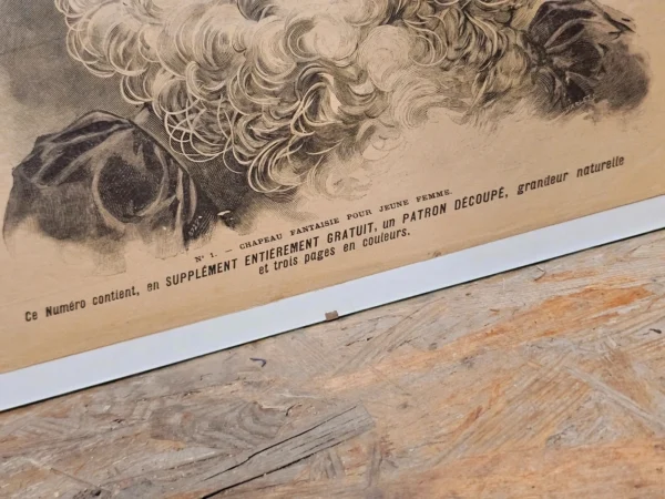 La Mode Nationale – oryginalna francuska gazeta modowa z 26 listopada 1898 roku