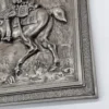 Metalowa płaskorzeźba Herzogtum Württemberg Jazda Gwardii 1780 Steinlaub