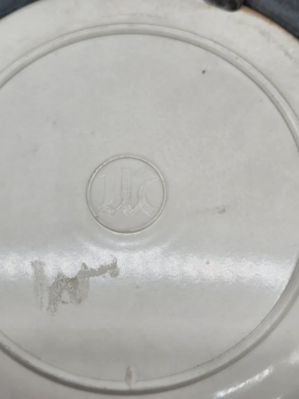 Owalny obrazek dekoracyjny kwiaty metalowa rama Ø 23 cm